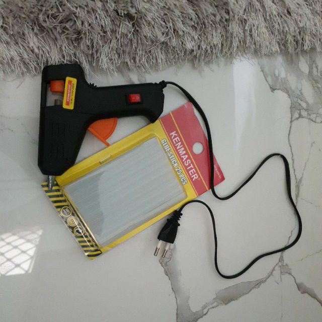 Kenmaster Km-ks15 Glue Gun 15 Watt Switch On Off - Lem Tembak 15watt