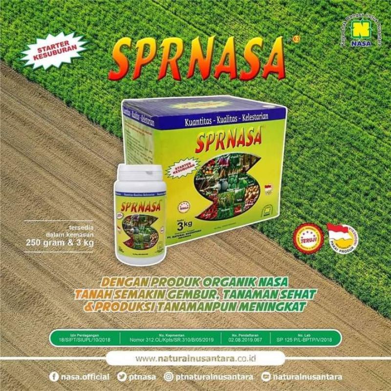 Pop Super Nasa Pupuk Organik Padat Isi 250 gr