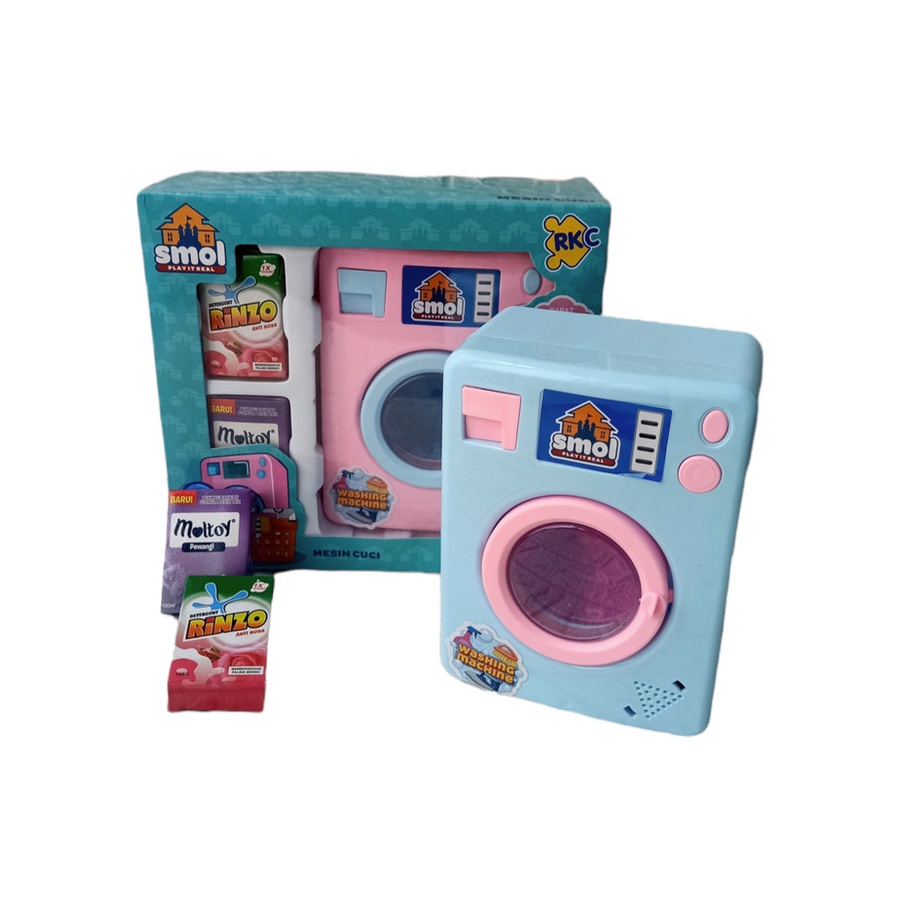 BISA COD Edukatif Pretend Play Mainan Hobi MESIN CUCI Washing RKC 10028-1 / Mainan Koleksi Anak Perempuan / Kado Mainan Anak / Mainan Murah