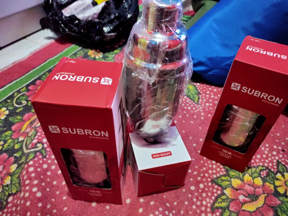 Cocktail Shaker Botol Shaker 750ml Pengocok Minuman Stainless Steel