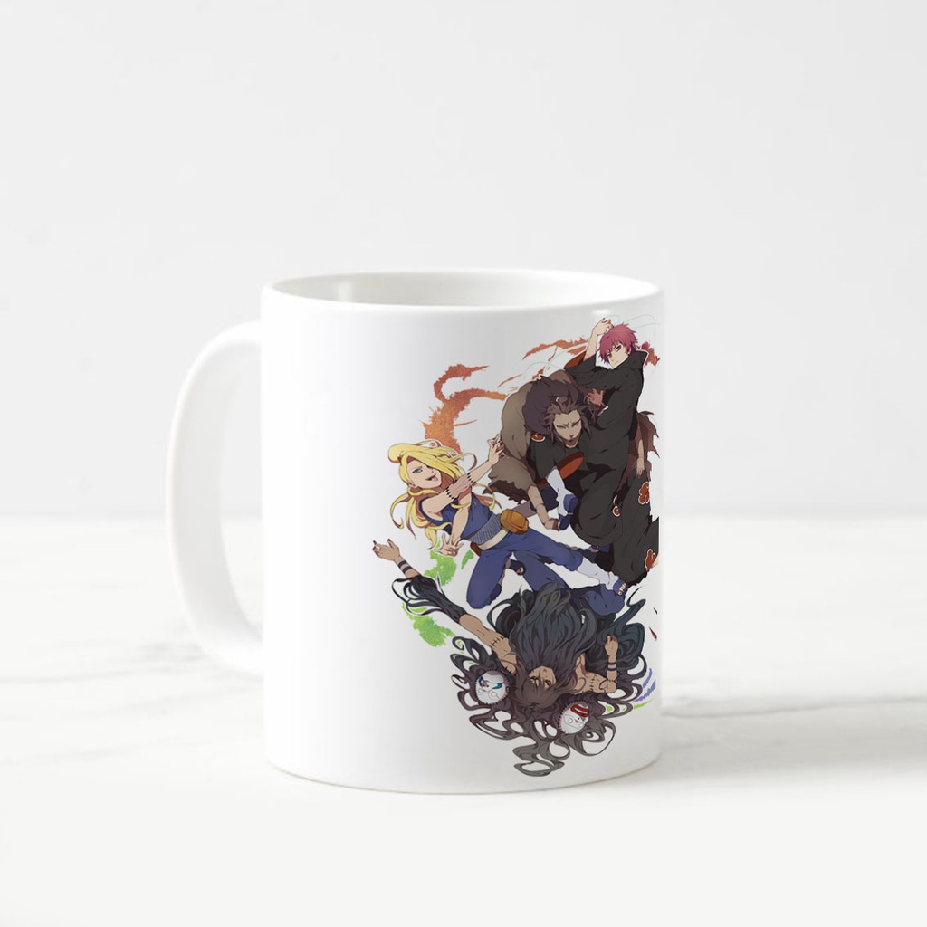 Mug Kramik Naruto Akatsuki Deidara Hidan Kakuzu Sasori