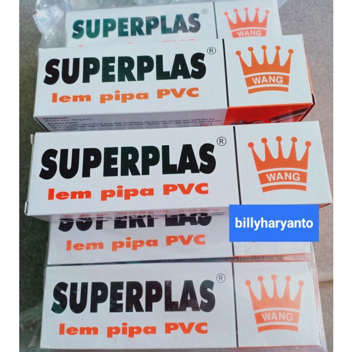 

Lem Pipa PVC / Lem Paralon PVC Superplas