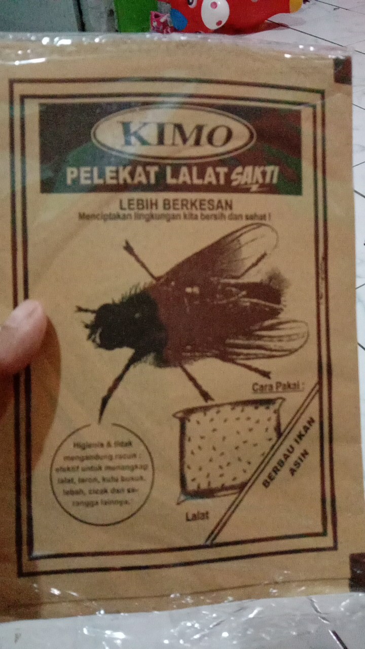 10 Lembar Lem Lalat Pelekat Lalat Sakti Kimo