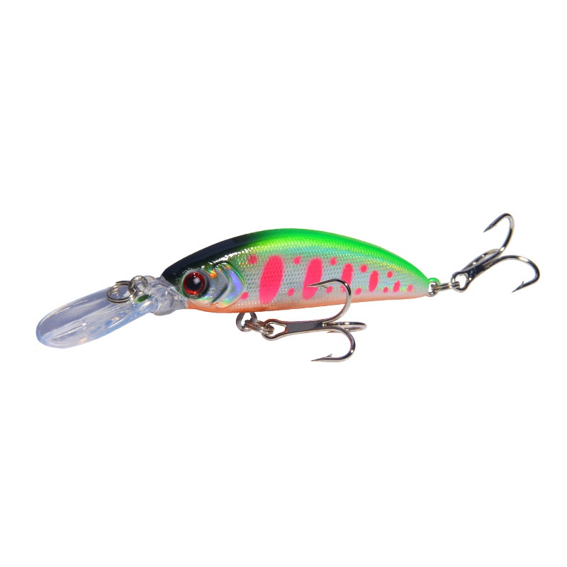 5 Colors Mini Minnow Lure 1PCS 6g/7cm Top Water Fishing Lure Bait SwimBait Lure Plastic Bait