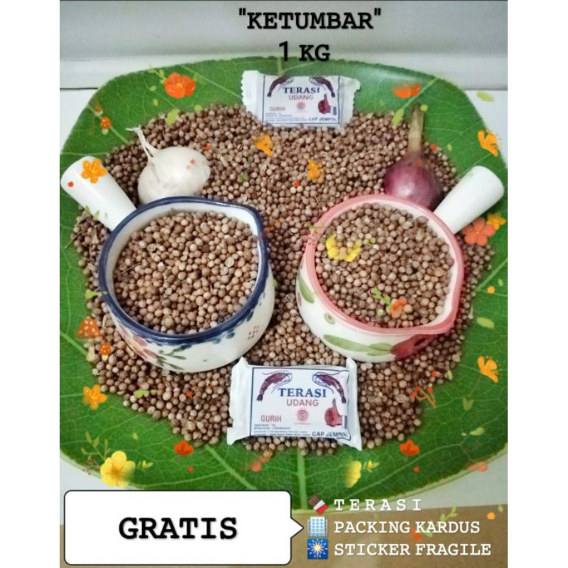 

1KG BIJI KETUMBAR ASLI TANPA PEMUTIH GRATIS terasi