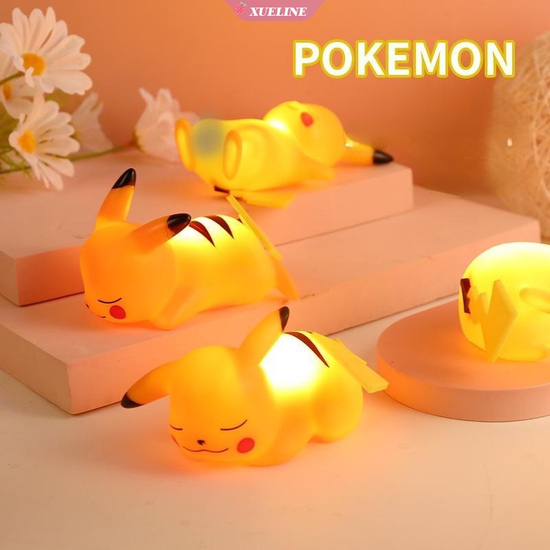 Lampu Malam led mini Desain pokemon pikachu Untuk Dekorasi Kamar Tidur / Ruang Tamu