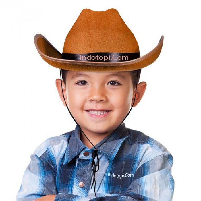 Topi KOBOY ANAK kid cowboy hat topi koboi anak kuat kokoh