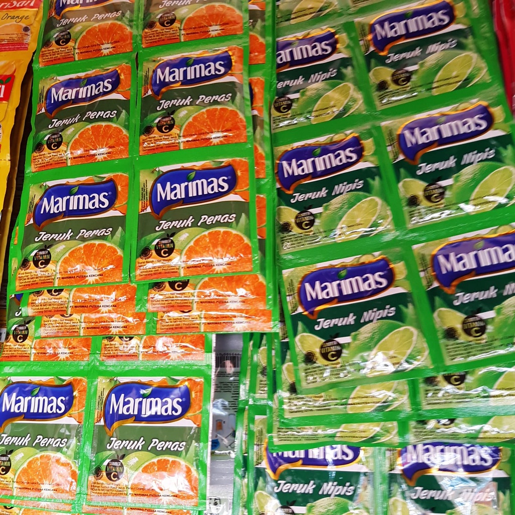 

Marimas Minuman Instant Serbuk Aneka Rasa terlengkap ( 1 Renceng=10Sachet)