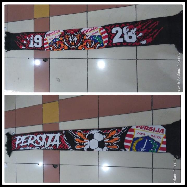Syal Scraf Rajut Bb Bolak Balik Grade Ori Persija Jakmania Jakarta Jak Mania Obral Murah Jakartans