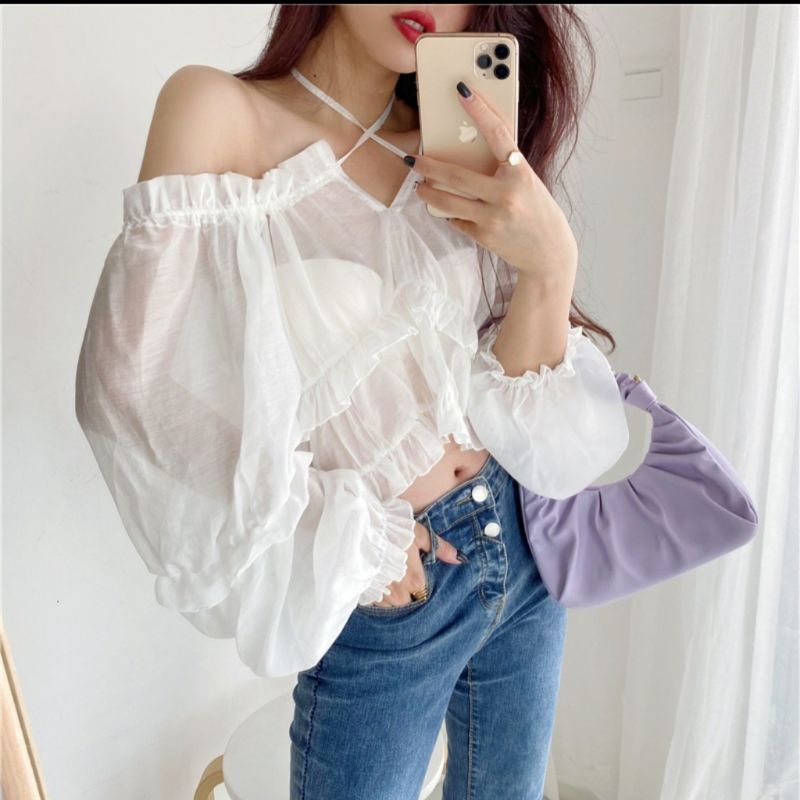 MDLV ~ 5963 ORIANA OFF SHOULDER TOP / BLOUSE CEWEK / FASHION IMPORT WANITA