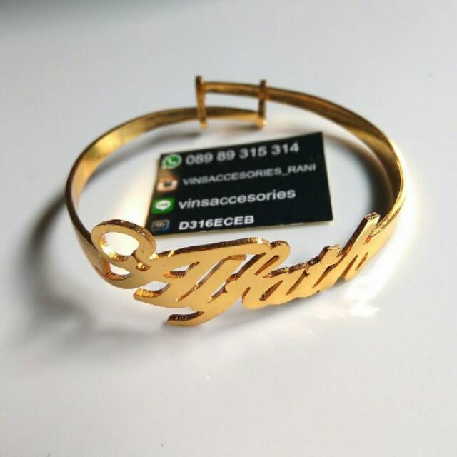 Gelang Kuningan Lapis Emas Awet Murah