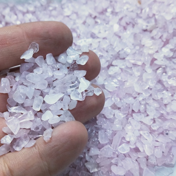 Bahan Orgonite - Batu Kristal Rose Quartz