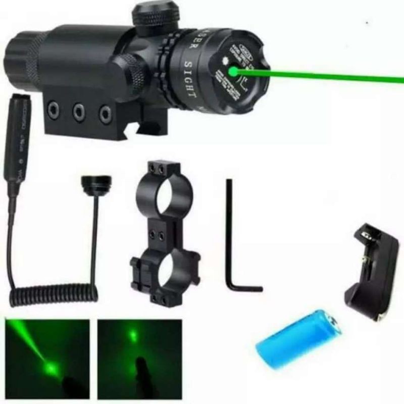 LASER SENAPAN TEMBAKAN SCOPE LASER HIJAU 803