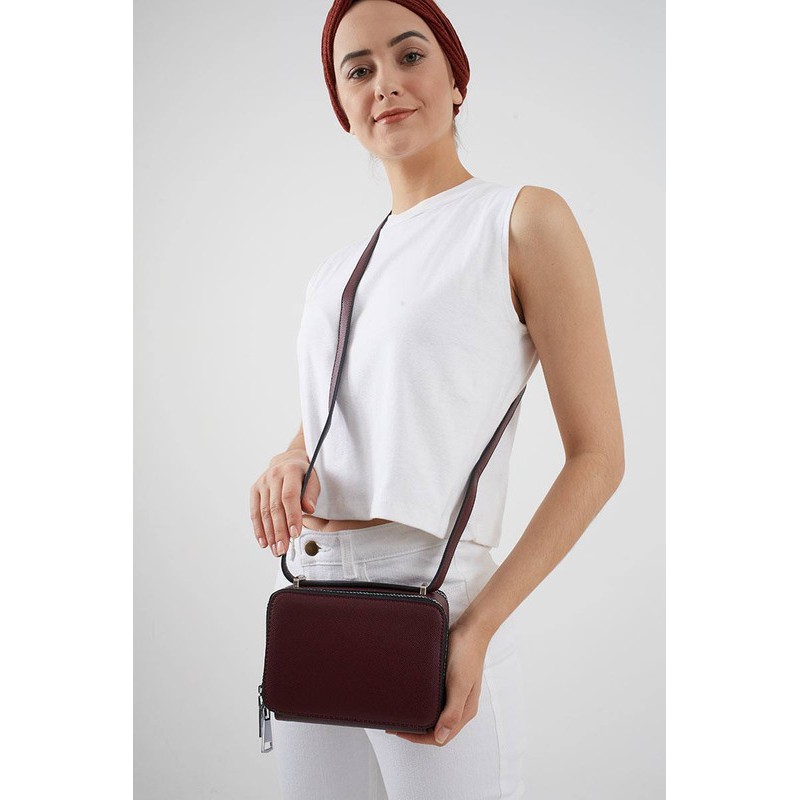 sling bag maroon