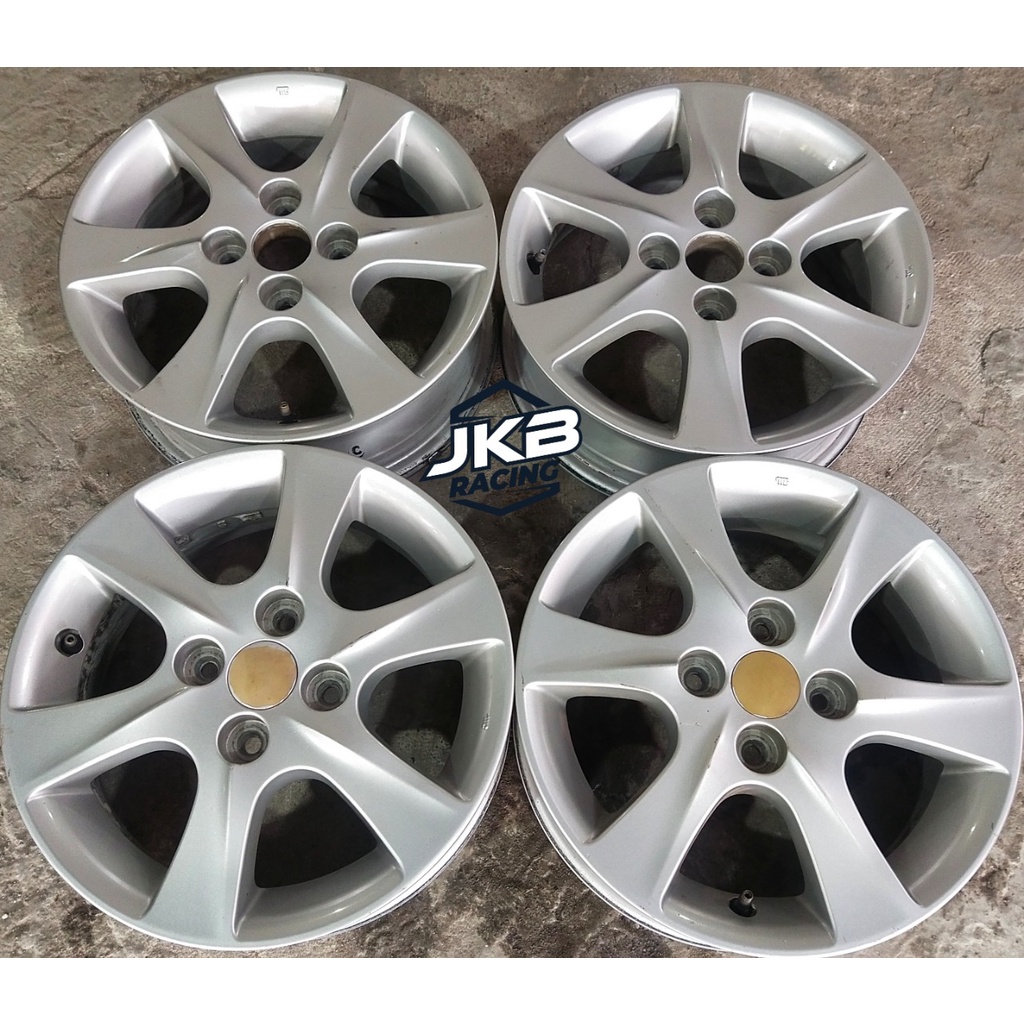 PELEK SEKEN BEKAS MOBIL SIRION RING 14 LEBAR 5 PCD 4X100 COCOK DI KARIMUN ESTILO LIMO VIOS