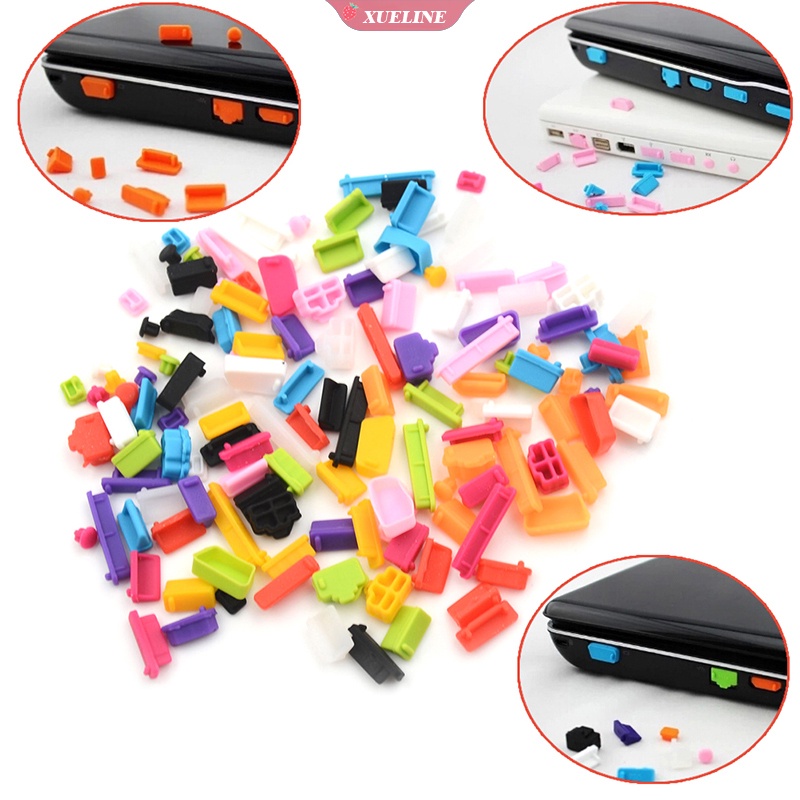 16pcs Plug Silikon Anti Debu Untuk Laptop / Komputer