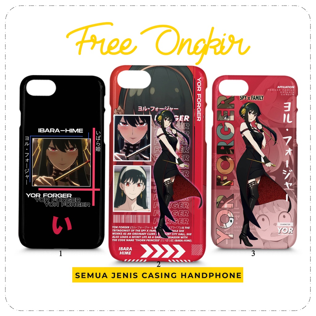 Case Anime Spy x Family Yor Forger Casing HP All Type