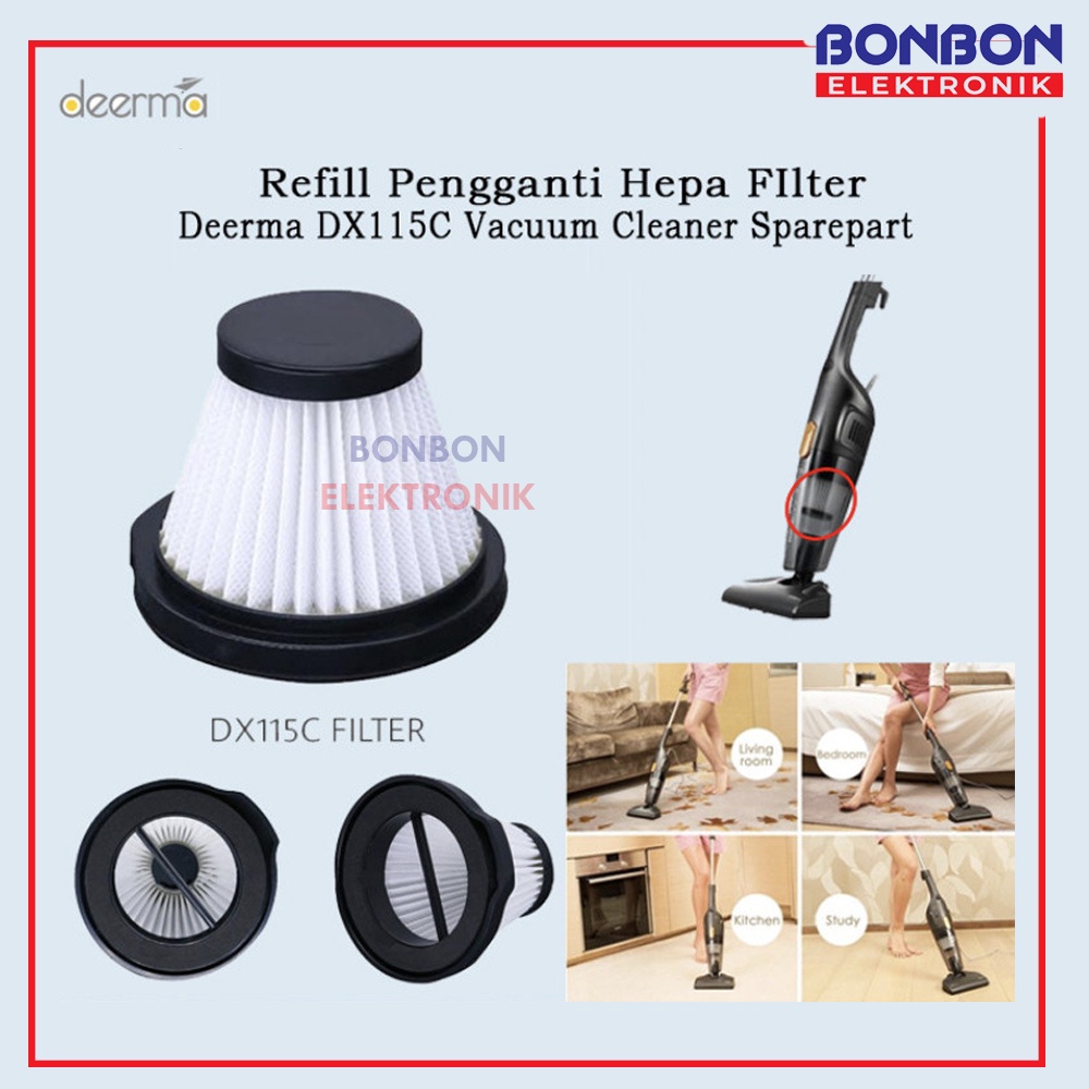 Deerma HEPA Replacement Filter Refill For Vacuum Cleaner DX155C