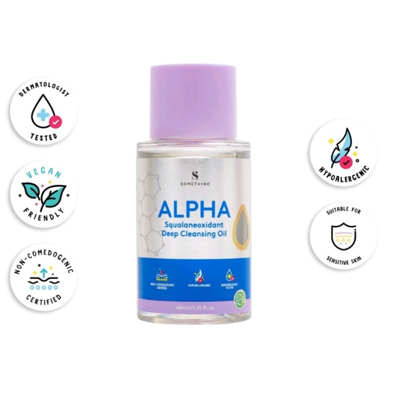 SOMETHINC Reset Gentle Micellar Cleansing Water | Alpha Squalaneoxidant Deep Cleansing Oil