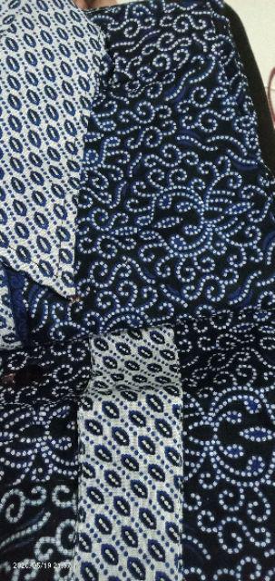 Kenongo Kemeja Tosca Pendek Pekalongan Padi M L Xl Hem Gunungan Wayang Mcb