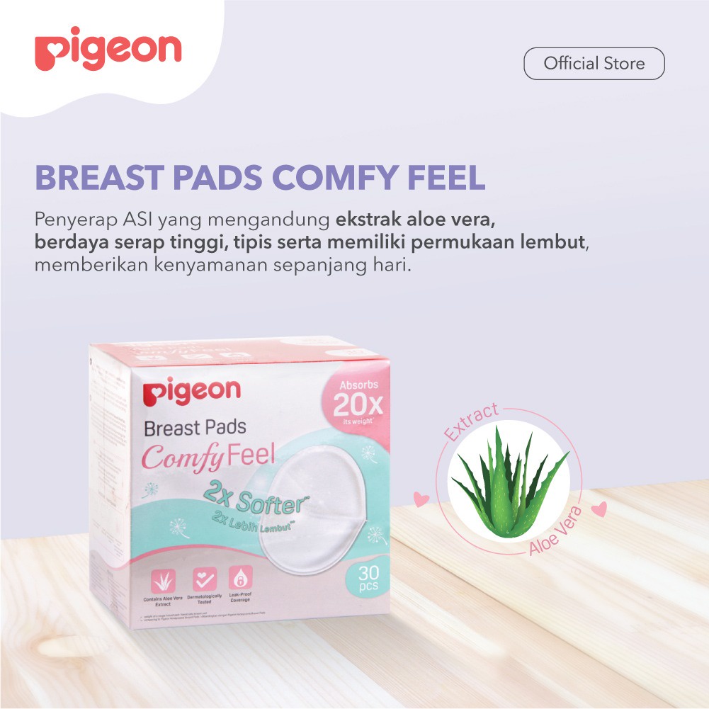 NEW Pigeon Breast Pads Comfyfeel 30pcs -  Breastpad / pelindung payudara / perlengkapan menyusui / alas asi anti tembus / asi rembes / shell / shield / breathable / alas payudara super tipis / penutup cover asi / menyerap asi dengan cepat / asi anti bocor