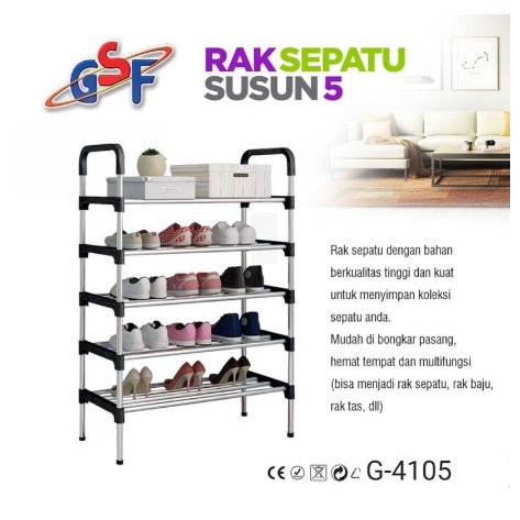 Rak Sepatu 5 Susun GSF G4105