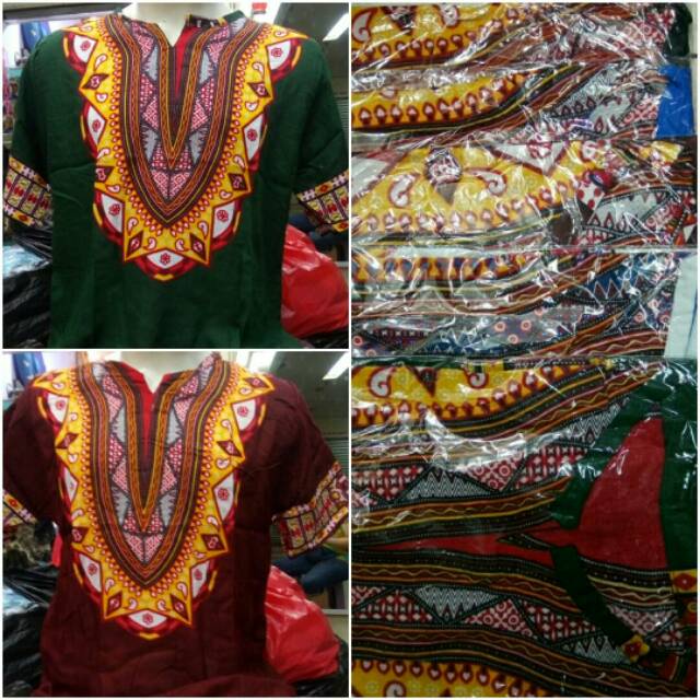 MOTIF TERBARU Baju Bali Unisex Corak Bangkok Random