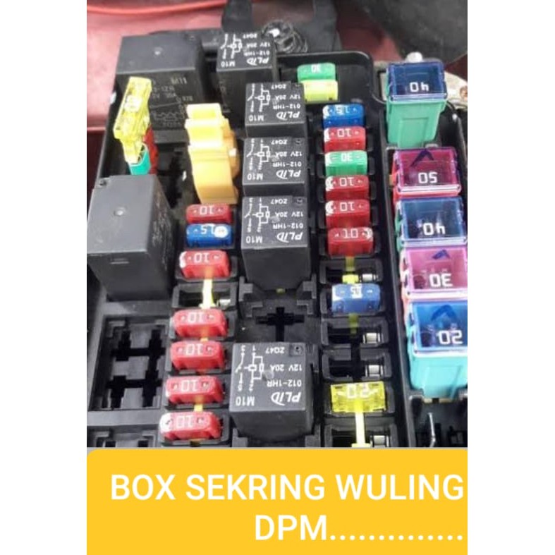 RELAY AC KAKI 4 WULING M11 12V 30A ASLI