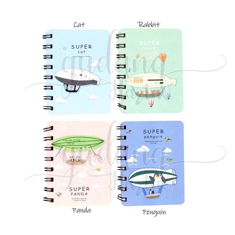 

GCC Notebook A7 Spiral Super Air Ballon Buku Motif Balon Udara GCC 308552