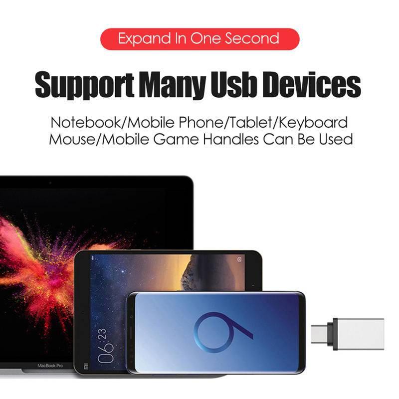 Danycase Adapter Konverter USB Tipe-C Ke USB 3.0 OTG Untuk Macbook Pro Air Huawei Samsung