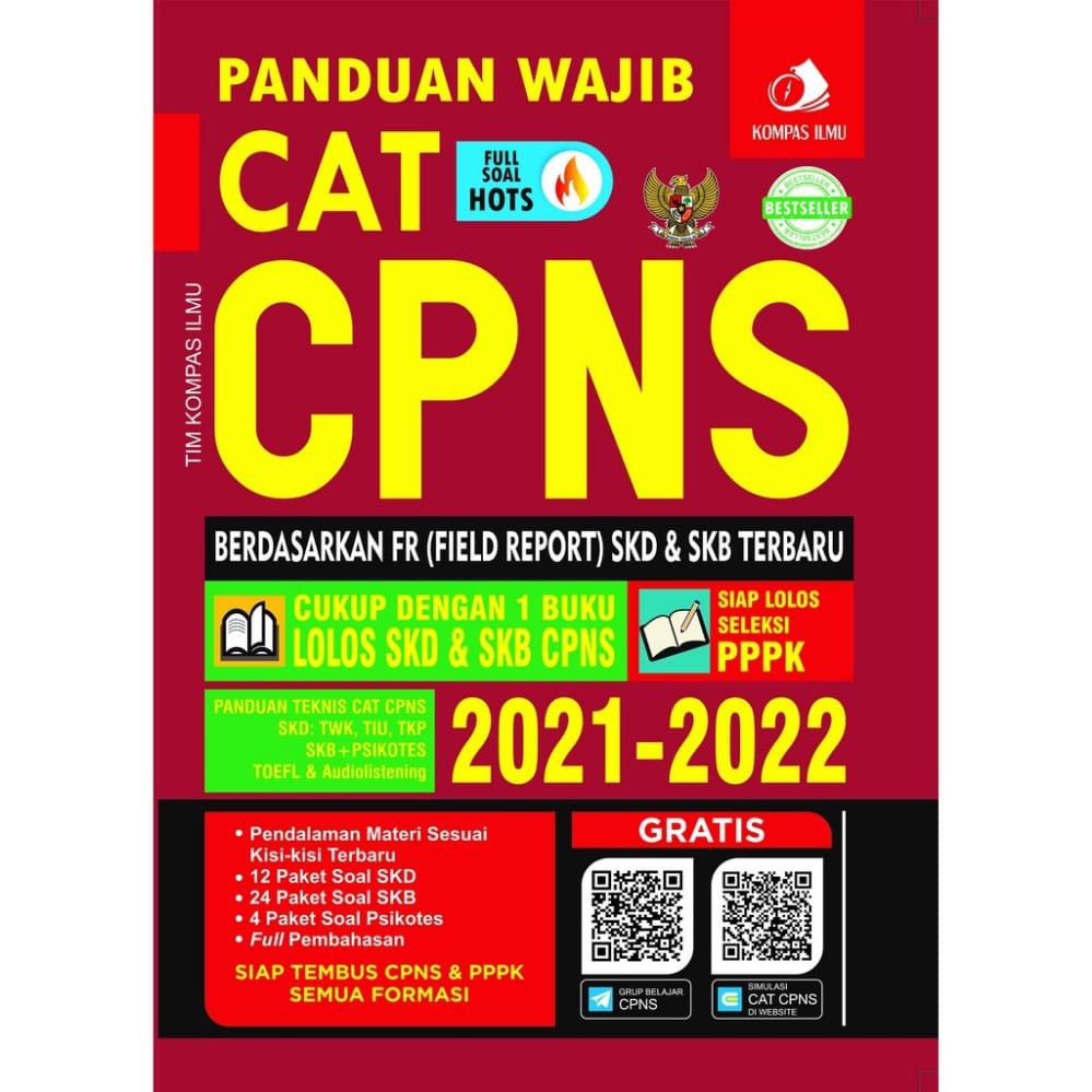 Buku Panduan Wajib Cat Cpns Asn 2019 2020 2021 2022 Skd Skb Pppk Hots Bkn Best Seller Shopee Indonesia
