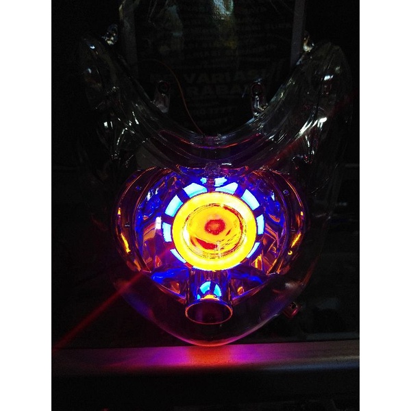 paket lampu depan mio soul projie haw law