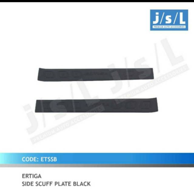 Sillplate samping Ertiga Hitam &amp; cream jsl