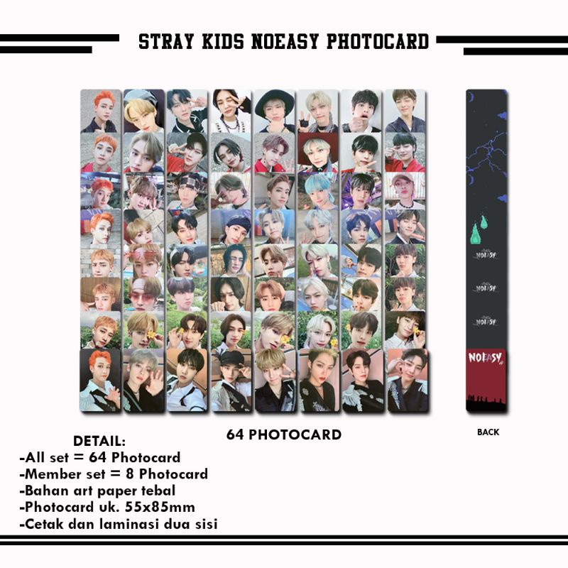 STRAY KIDS NOEASY PHOTOCARD