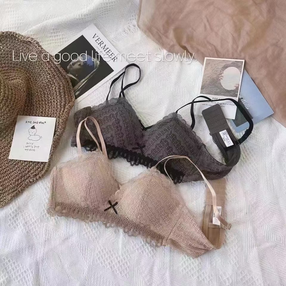 【 Bra Mall 】BM-112 Bra Push Up Wanita Import Korea Style BH Pakaian Dalam Sport import