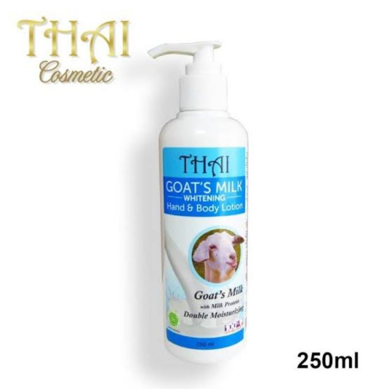 THAI GOATS MILK WHITENING HAND BODY LOTION PEMUTIH KULIT 250 ml