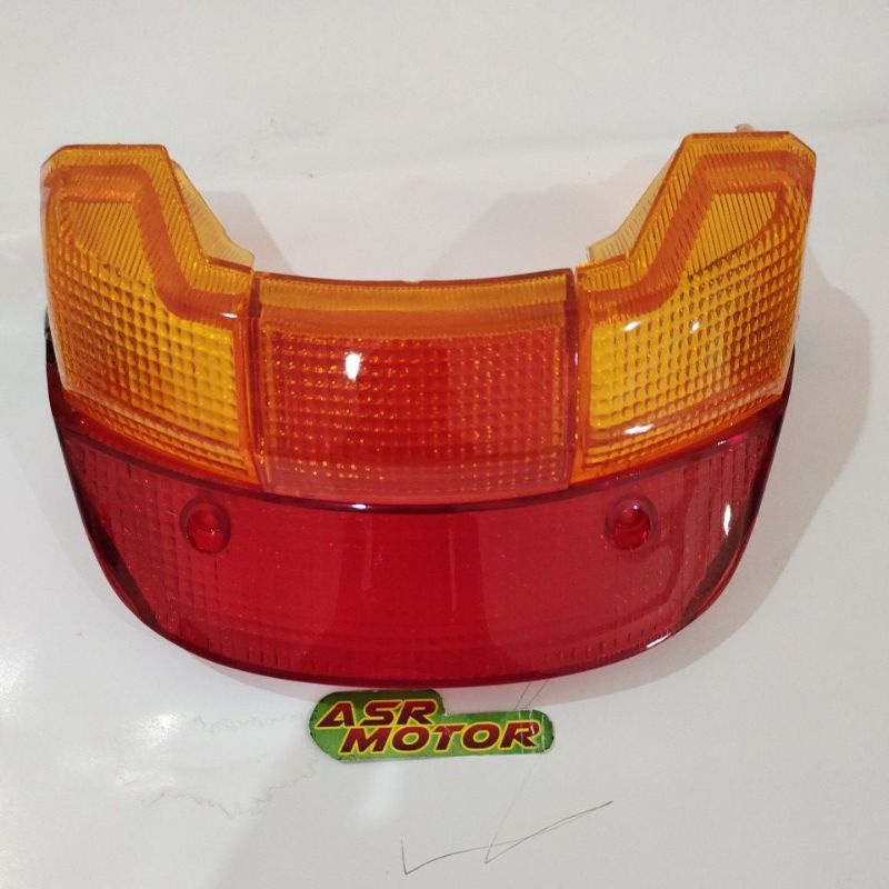 Mika Stop+Sen Belakang F1ZR Merah Orange (FIZR)(Mika Kaca Lampu Stop+Sen