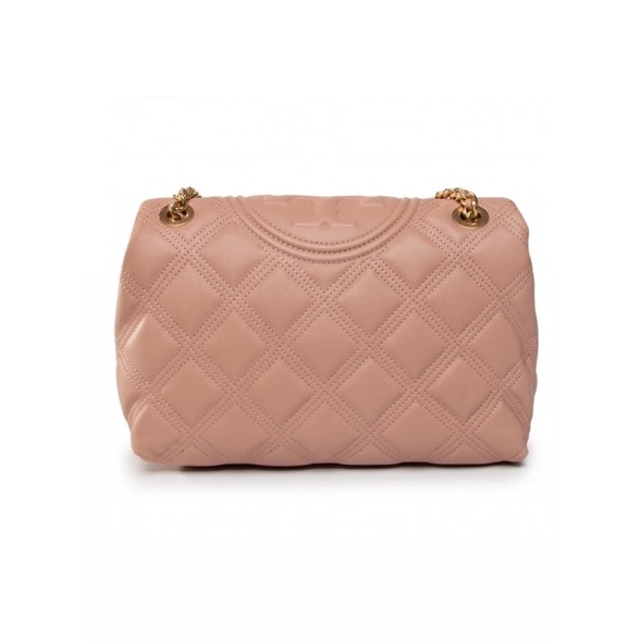 Tory Burch Fleming soft Leather Shoulder Bag Pink