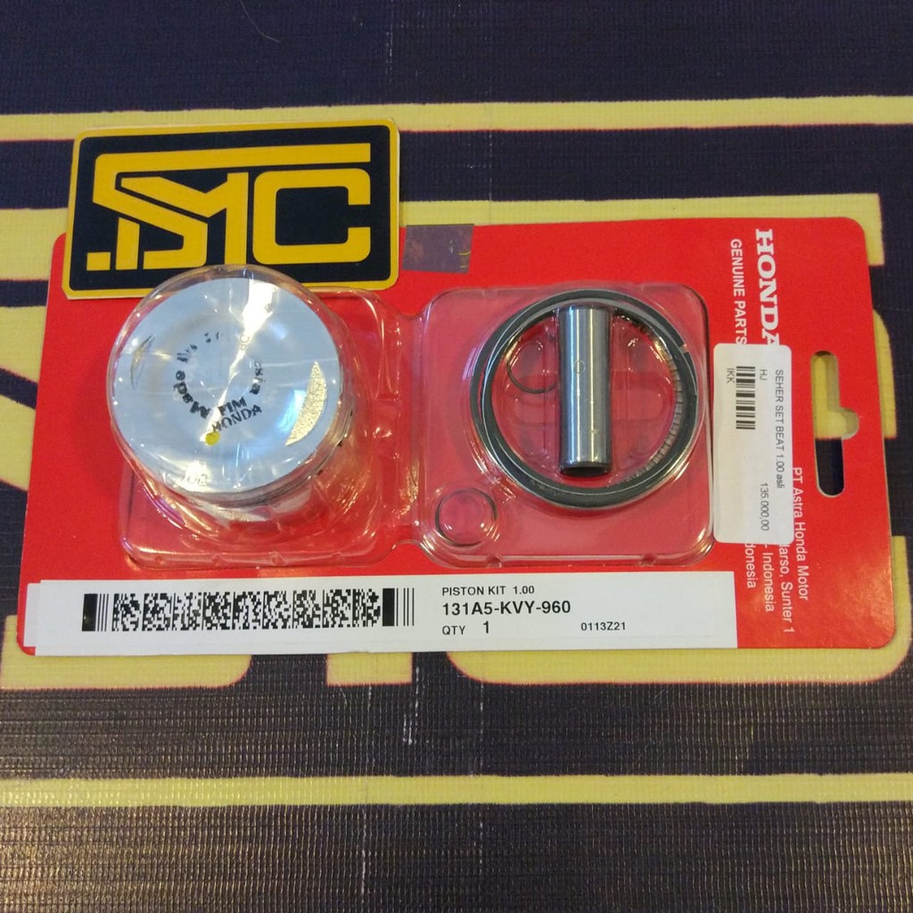 Piston Kit Honda Beat Karburator KVY 1.00