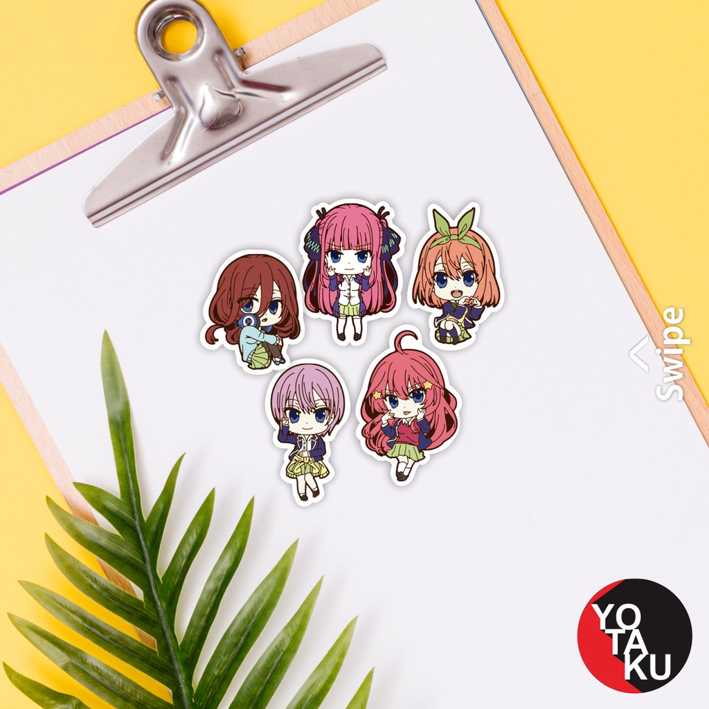 

Stiker Sticker Anime Gotoubun SA1703 YOTAKUSHOP