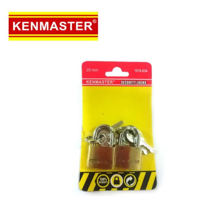 Kenmaster 20mm 2pcs Security Lock Gembok Set 20 Mm