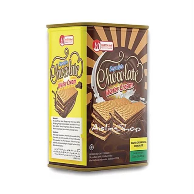 

SuperQuin Chocolate Wafer Cream Kaleng 600 gram