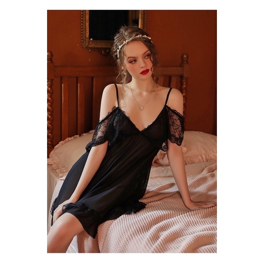 Sexy Lingerie dress baju tidur sexy lingerie wanita / Lingerie sexy bigsize / Lingerie transparan baju sexy wanita 187-4