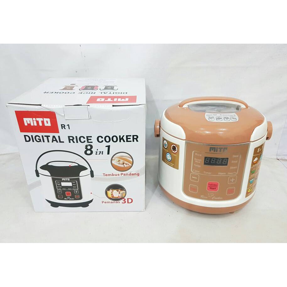 Jual Mito Digital rice cooker 1L 8in1 R1 /magic com mito Shopee Indonesia
