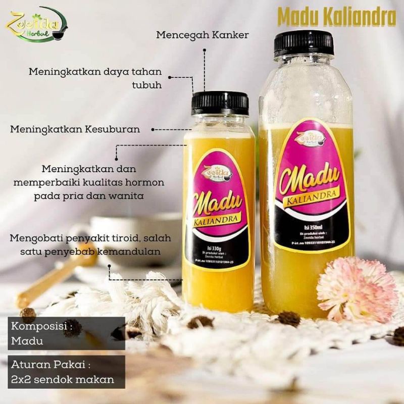 

Madu Kaliandra Murni Plus Rukyah|Madu Asli|Madu Zeeida Herbal|Banjarmasin