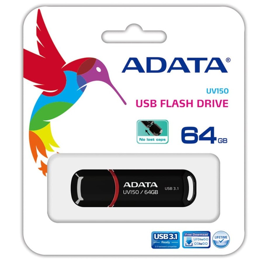 Flash Disk ADATA UV150 USB 3.1 Super Speed 64GB