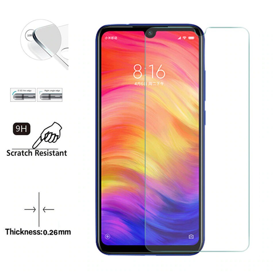 PROMO Case Free Tempered Glass Clear XIAOMI REDMI NOTE 7 Anticrack Shockproof Premium Softcase