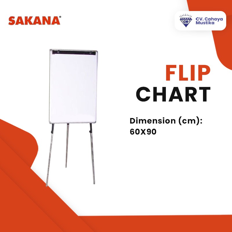 

Jual Flip Chart Sakana Uk 60x90 Kaki Tiga - Harga Flip Chart Di Malang