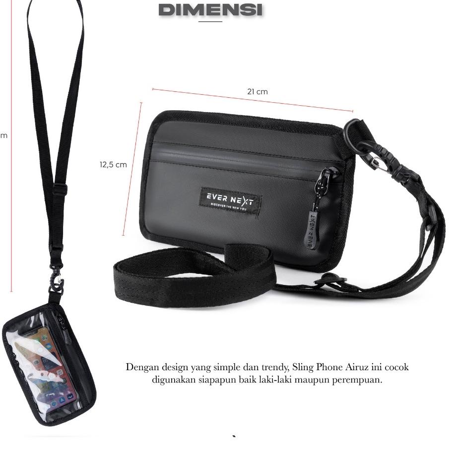 Tas Leher Kalung HP Dompet Kartu Pouch Wallet Waterproof Tas Gantung Anti Air Cowok Cewek  Branded T