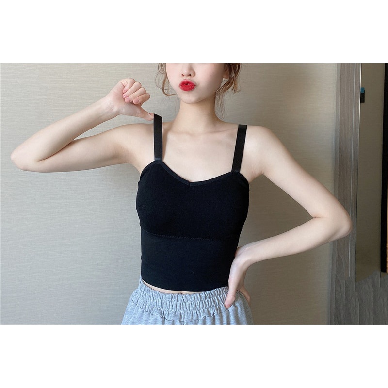 KINDSTORE❤ | Nista Tanktop Bra / Tanktop Crop dengan Tali